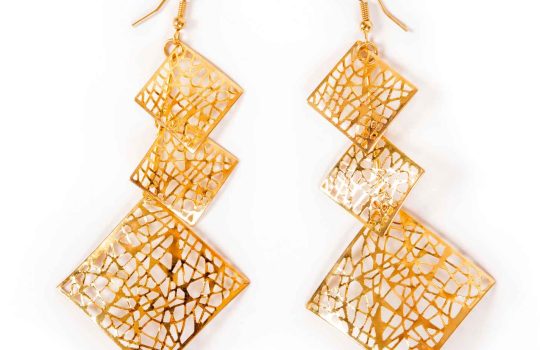 Gold Dangle Earrings2
